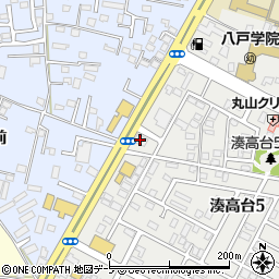 八戸信用金庫湊高台支店周辺の地図
