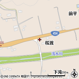 青森県八戸市豊崎町桜渡18-2周辺の地図