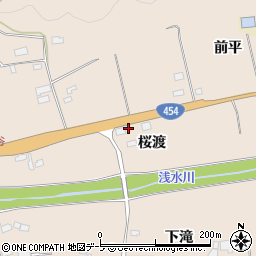 青森県八戸市豊崎町桜渡18周辺の地図