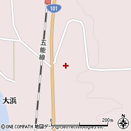 青森県深浦町（西津軽郡）黒崎（日野）周辺の地図