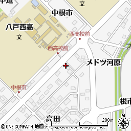 青森県八戸市尻内町中道36周辺の地図
