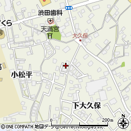 青森県八戸市大久保下大久保7周辺の地図