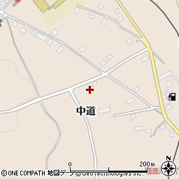 青森県八戸市鮫町中道周辺の地図