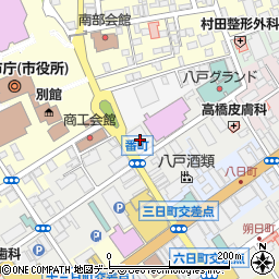 青森銀行八戸支店周辺の地図