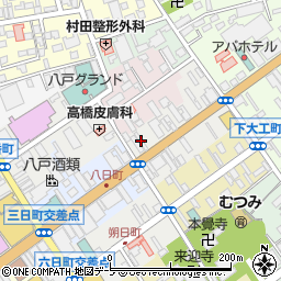 八戸タクシー周辺の地図