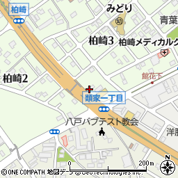 トヨタレンタリース青森八戸柏崎店周辺の地図