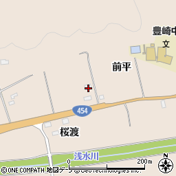 青森県八戸市豊崎町前平49周辺の地図