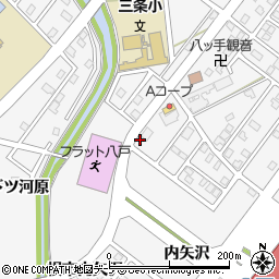 青森県八戸市尻内町内矢沢2-4周辺の地図