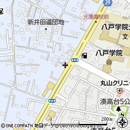青森県八戸市湊町新井田道31周辺の地図