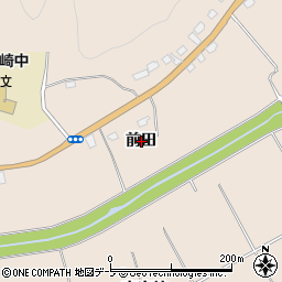 青森県八戸市豊崎町（前田）周辺の地図