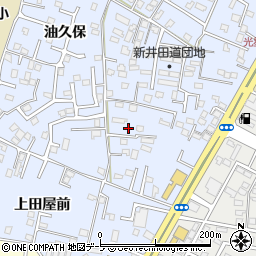 青森県八戸市湊町新井田道34周辺の地図