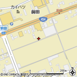 青森県八戸市長苗代前田46周辺の地図
