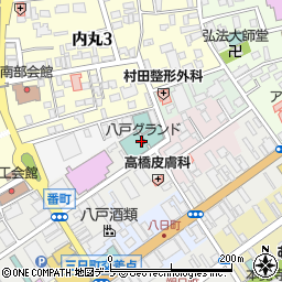 八戸グランドホテル周辺の地図