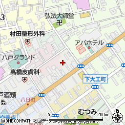 青森県八戸市十八日町6周辺の地図