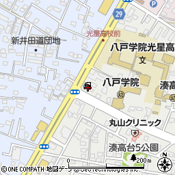 株式会社ネクサスエナジー　セルフ八戸湊高台ＳＳ周辺の地図