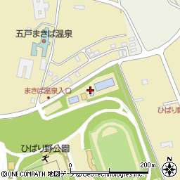 五戸町ひばり野公園プール周辺の地図