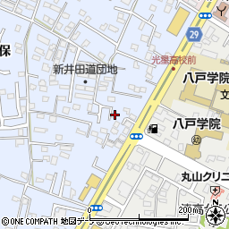 青森県八戸市湊町新井田道30周辺の地図