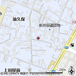 青森県八戸市湊町新井田道28-6周辺の地図