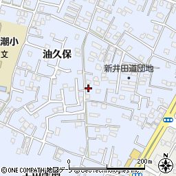 青森県八戸市湊町新井田道28-17周辺の地図