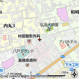 青森県八戸市常海町周辺の地図