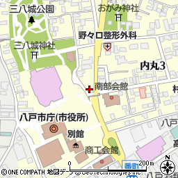 青森県家庭教師協会　八戸事務局周辺の地図