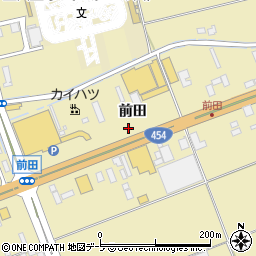 青森県八戸市長苗代前田58周辺の地図