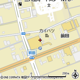 青森県八戸市長苗代前田周辺の地図