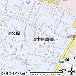 青森県八戸市湊町新井田道25-10周辺の地図