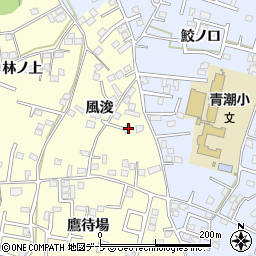 青森県八戸市新井田風浚16-2周辺の地図