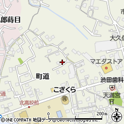 青森県八戸市大久保町道13-16周辺の地図