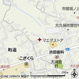 青森県八戸市大久保沢目周辺の地図