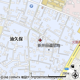 青森県八戸市湊町新井田道25周辺の地図
