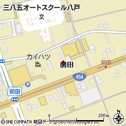 青森県八戸市長苗代前田71周辺の地図