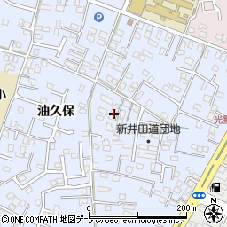 青森県八戸市湊町新井田道25-12周辺の地図