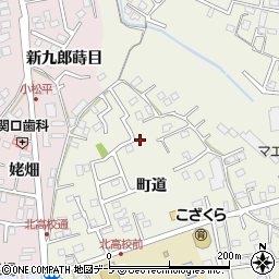青森県八戸市大久保町道15周辺の地図