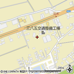 青森県八戸市長苗代元木周辺の地図