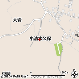 青森県八戸市鮫町小清水久保周辺の地図