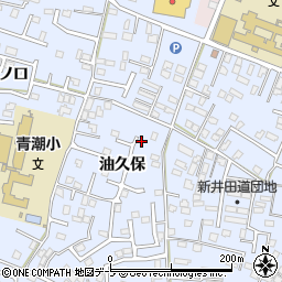 青森県八戸市湊町油久保15周辺の地図