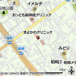 青森県八戸市柏崎周辺の地図