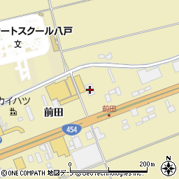 青森県八戸市長苗代前田75周辺の地図