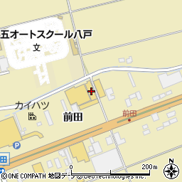 青森県八戸市長苗代前田74周辺の地図