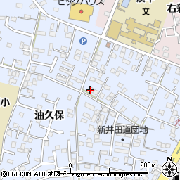 青森県八戸市湊町新井田道1-24周辺の地図