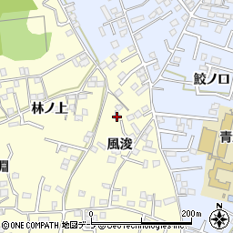 青森県八戸市新井田風浚5-12周辺の地図