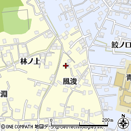 青森県八戸市新井田風浚5-4周辺の地図