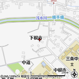 青森県八戸市尻内町下根市33周辺の地図
