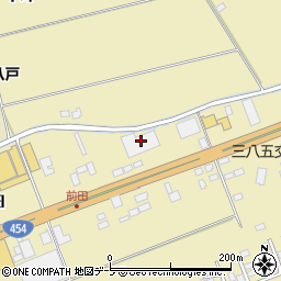 青森県八戸市長苗代前田83周辺の地図