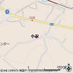 青森県八戸市鮫町小沢周辺の地図