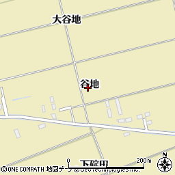 青森県八戸市長苗代谷地周辺の地図