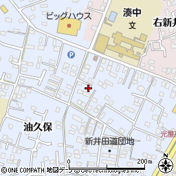 青森県八戸市湊町新井田道1周辺の地図