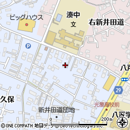 青森県八戸市湊町新井田道6周辺の地図
